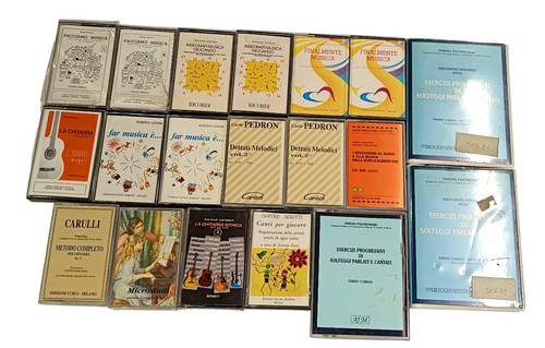 Lotto cassette didattica - 19,