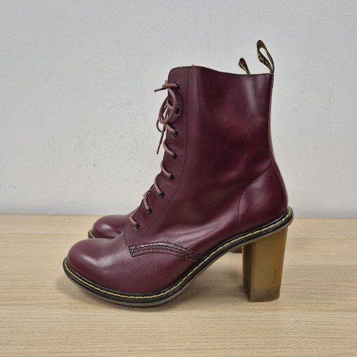Stivali martens sadie rosso - dr,