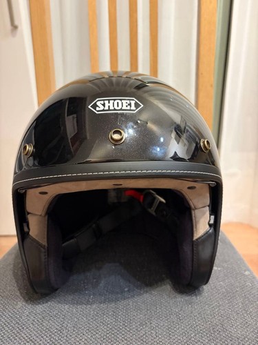 Casco jet shoei - nero, con