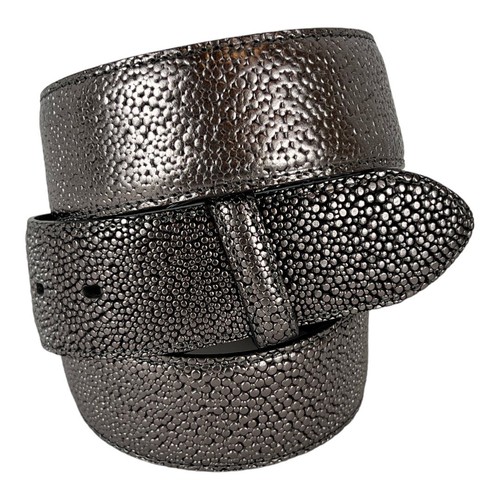 Cintura pelle lizzata - in, "lizzata
