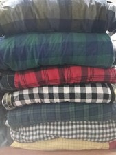 Lotto Camicie Vintage Flanella 40 Pezzi