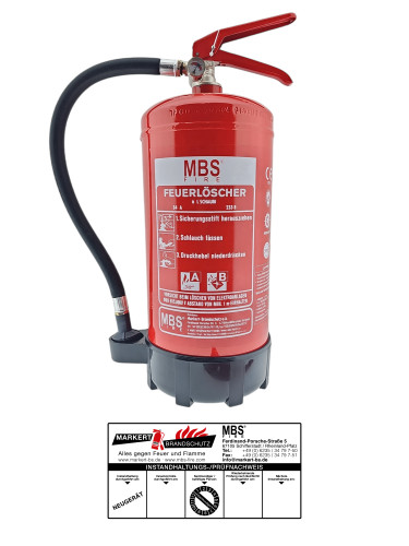 Mbs fire estintore - pii), 6l
