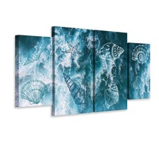 Set di quadri mare con