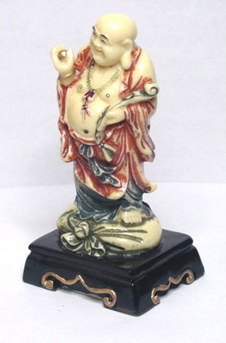 Happy buddha figure - happy, standing