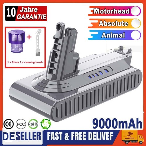 Batteria 9000 mah per - mah, dyson