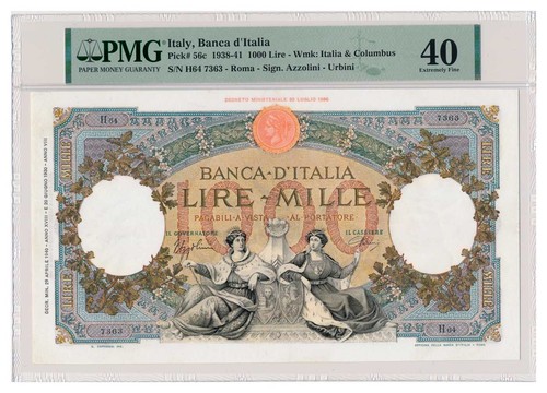Italy banknote 1000 lire - italy,