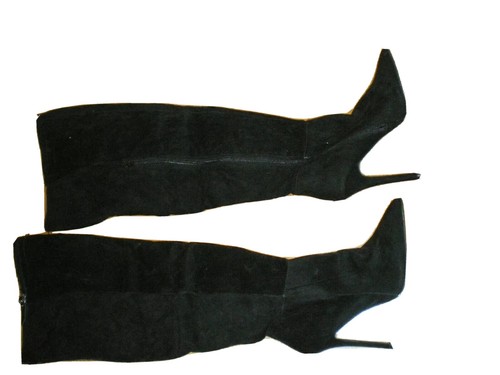 Primark suede thigh high - thigh, black