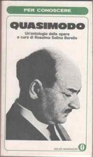 a cura di R. Salina Borello - Per conoscere Quasimodo