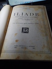 Libro Omero Iliade Ed.Nerbini 1930 Le Pagine Un Po' Ingiallite