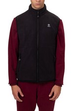 TIMBERLAND - Pile uomo smanicato con zip e patch logo