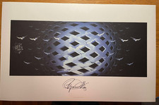The WHO TOMMY firmata a mano Roger Daltrey stampa artistica litografia 1990 foto COA