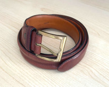 Roi Rene Cintura Uomo marrone 100% Vera Pelle