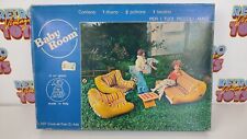 BABY ROOM DIVANO POLTRONE DA GIARDINO BAMBOLE DOLL ARREDAMENTO GONFIABILE LMP 70