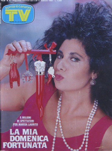 Sorrisi 1989 marisa laurito - sorrisi,
