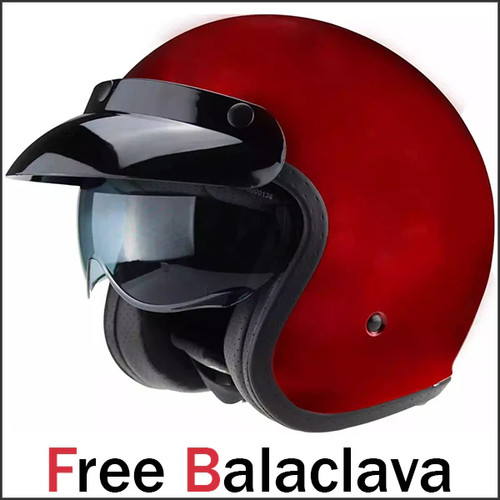 Casco moto scooter aperto