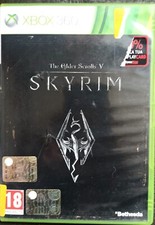 XBOX 360 SKYRIM The Elder Scrolls V Bethesda Ita Completo con Libretto + Mappa