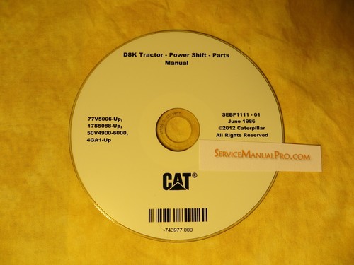 Sebp1111 cat d8k - sebp1111, trattore