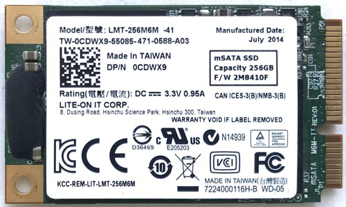 Lite 256gb msata ssd - lite-on,