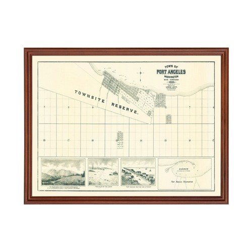 Vecchia mappa port - di,