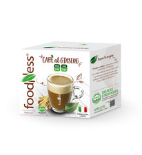 60 Capsule Foodness Compatibili Dolce Gusto Ginseng Con Zucchero Di Canna