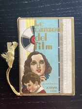 1932 Le canzoni del film calendarietto barbiere calendario Sirio Specchio d'oro