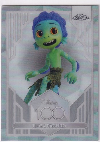 Scheda topps disney chrome 100 - scheda,