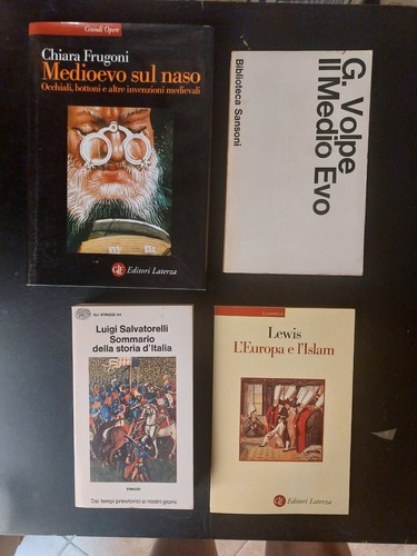 Lotto libri storia - libri, medievale