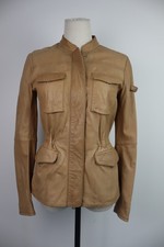 PEUTEREY GIUBBINO PELLE LEATHER DONNA TG. 40 CASUAL JACKET ITALY VINTAGE