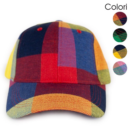 Cappello visiera patchwork - visiera,
