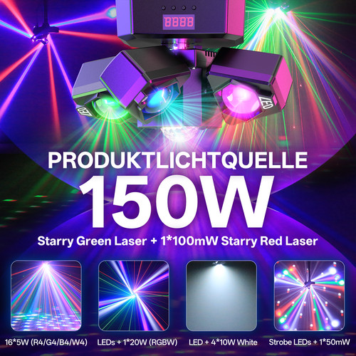 Luce scena 150w testa - luce, di