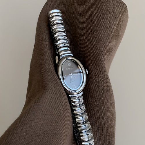 Orologio ovale donna argento - orologio,