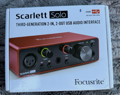 Focusrite scarlett solo 3rd - focusrite,