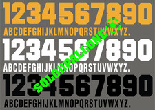 kit nome + numero x maglia inter 95-96 bianco,giallo ocra o nero in flock umbro.