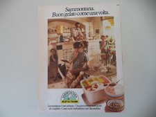 advertising Pubblicità 1981 GELATI SAMMONTANA