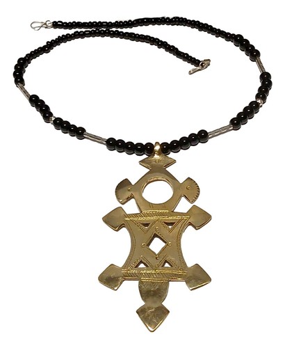 Collana croce berbera - tuareg,