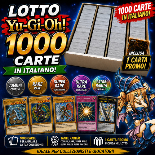 Yugioh lotto 1000 carte - lotto,