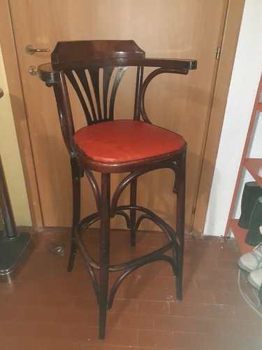 Sgabello pub legno - pub, curvato