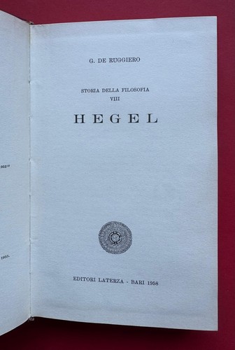 Hegel guido ruggiero - hegel,