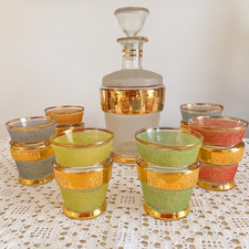 Set n.6 bicchieri + bottiglia