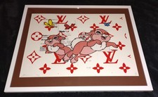 Stampa street art LG DEATH NYC incorniciata edizione limitata firmata 45x32cm ben frost ritalin