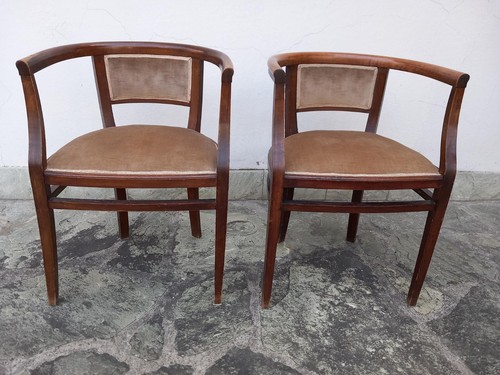 Coppia poltroncine anni 20 - coppia,