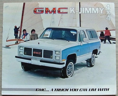 Gmc jimmy 4x4 suv brochure - suv,