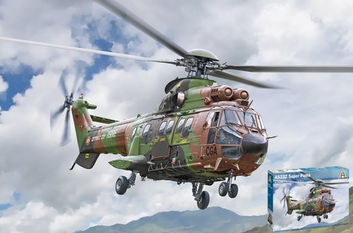 Italeri elicottero as332 - 1/72,