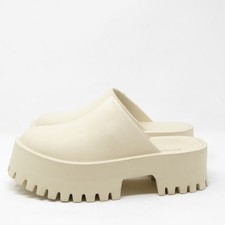 Zoccoli donna Jeffrey Campbell plateau mulo zoccoli scarpe panna grossa taglia 6/37