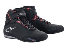 Alpinestars Sektor Impermeabile Scarpe Moto (Nero/Grigio/Rosso ) TG: 11 =( 44)