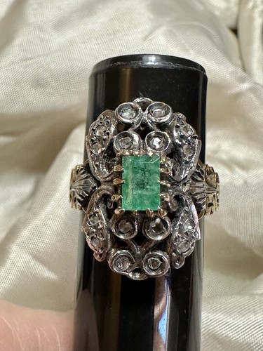 Anello antico oro 18k - oro, punz.e