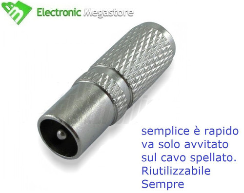 100pz connettore antenna - connettore,