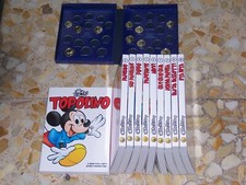I MITICI DISNEY 1-10 SEQUENZA CON RACCOGLIORE E MONETE CORRIERE DELLA SERA LEGGI