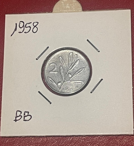 Italia repubblica 1958 lire - repubblica, 2