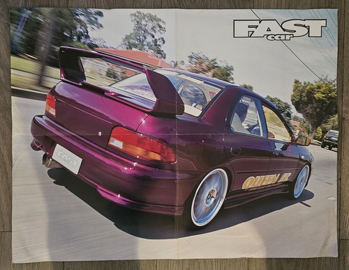 Vintage fast car - fast, magazine